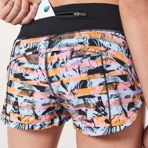 Lululemon speed up short size 12 inversion multi
